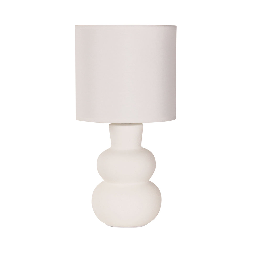 HOLLA WHITE White Ceramic Table Lamp