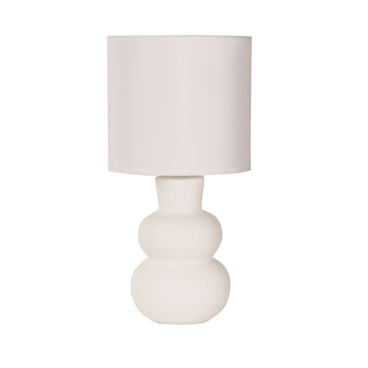 HOLLA WHITE White Ceramic Table Lamp