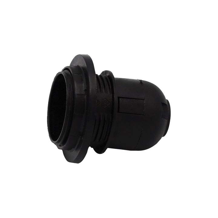 LAMPHOLDER E27 Black 10mm thread ES lampholder