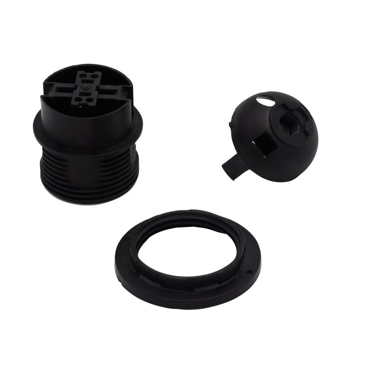 Lampholder - Black Le-27 E27 10Mm Thread – premium home and bathroom accessory from Pilbara Bathroom Warehouse