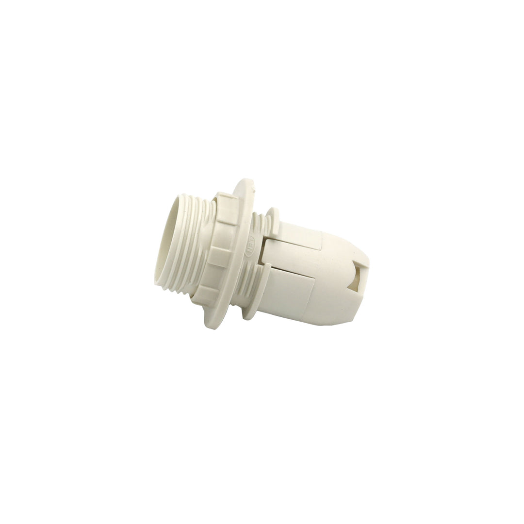 LAMPHOLDER E14 White 10mm thread SES lampholder
