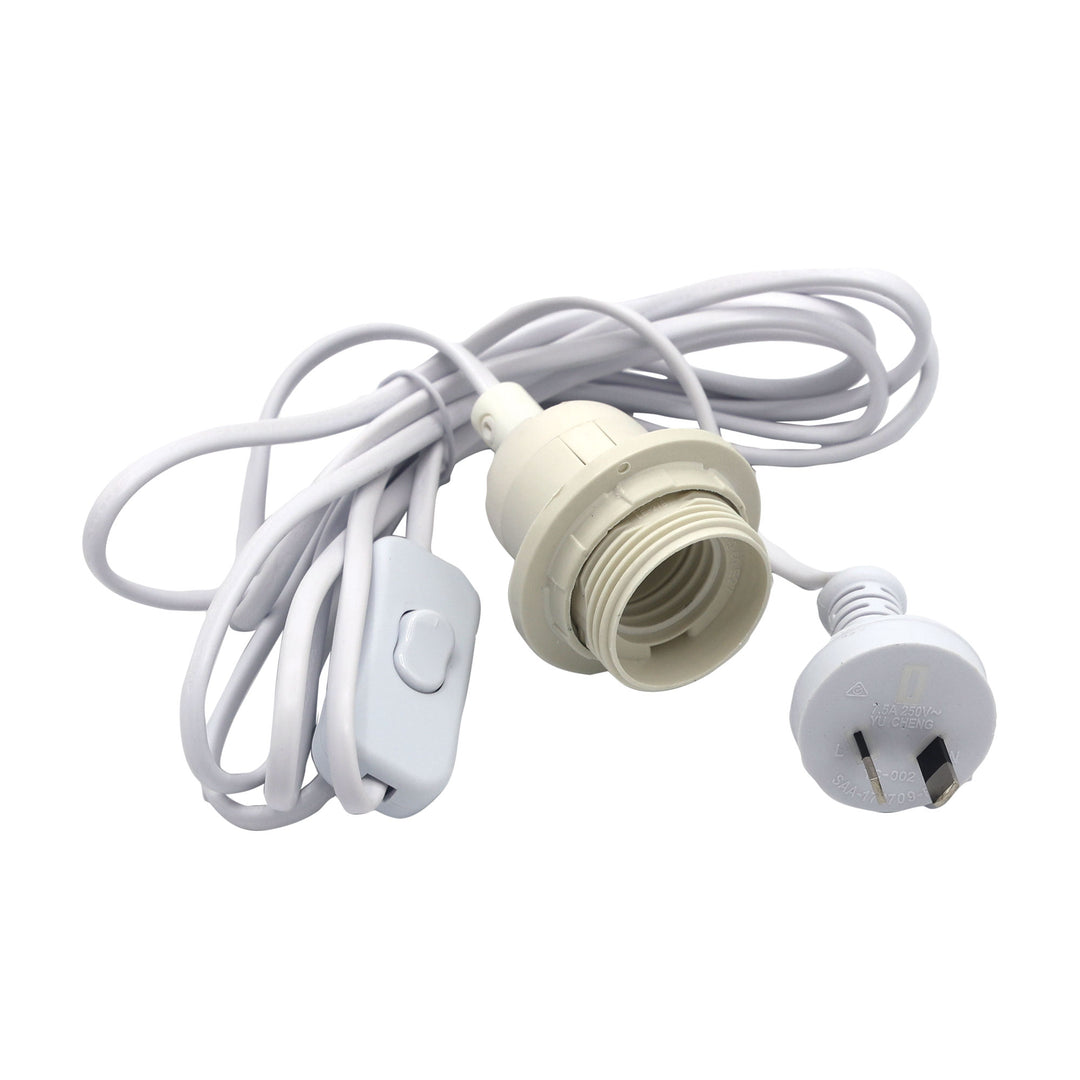 Flex Plug Lampholder Set White – premium home and bathroom accessory from Pilbara Bathroom Warehouse