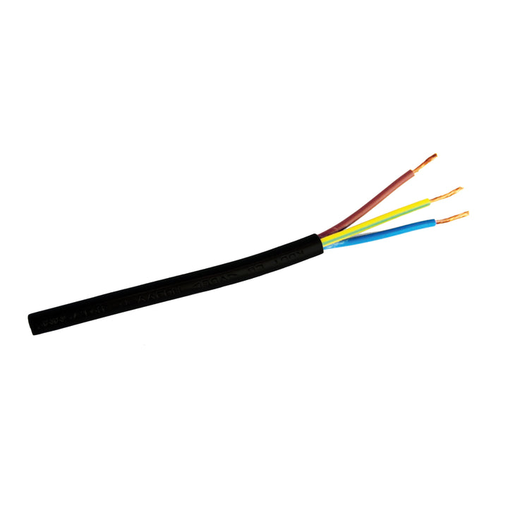 3 CORE CABLE Black 3-Core Cable PVC