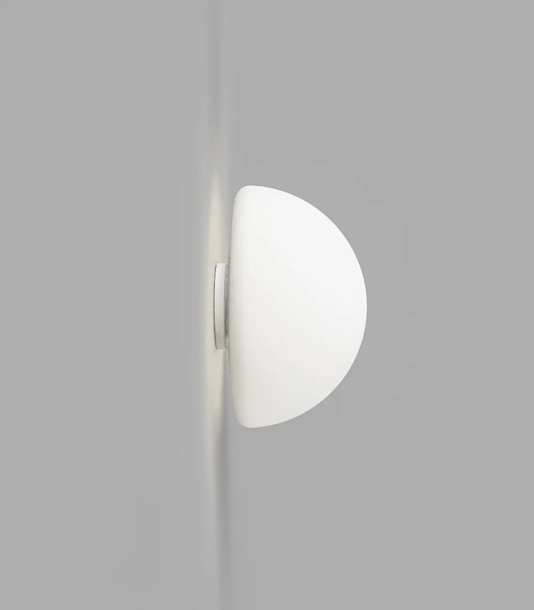 ORB Dome Mini Glass Shade – Acid Washed White, 140mm