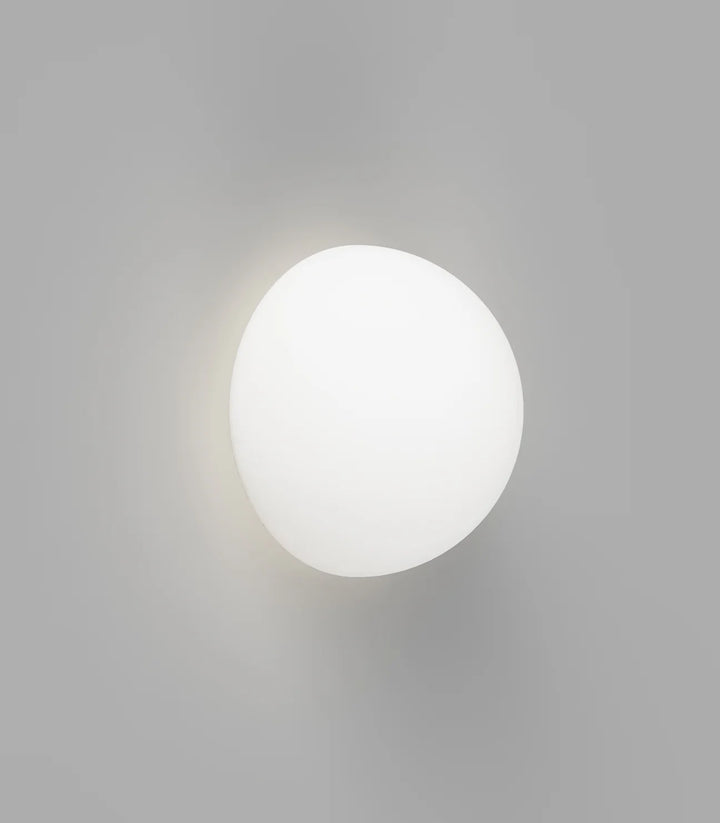 ORB Dome Mini Glass Shade – Acid Washed White, 140mm