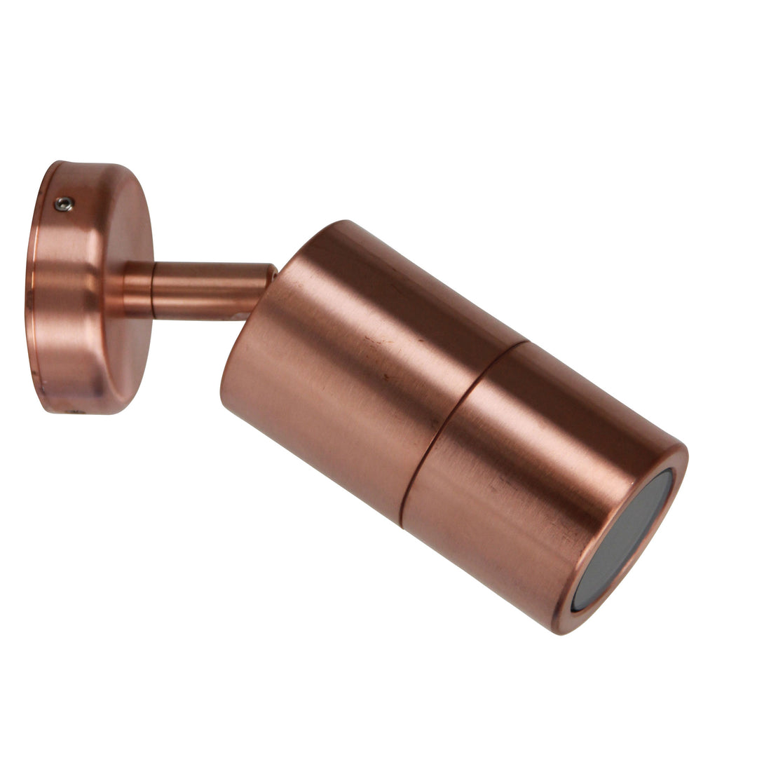 OXLEY SINGLE ADJUSTABLE Solid Copper Spot Light 240V – LED Ready