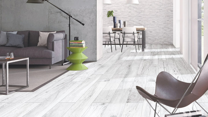 OAK WHITE 1200X200MM MATT