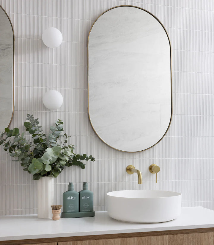 Orb Mirror Wall Light Medium – Structure Only, Shade Sold Separately