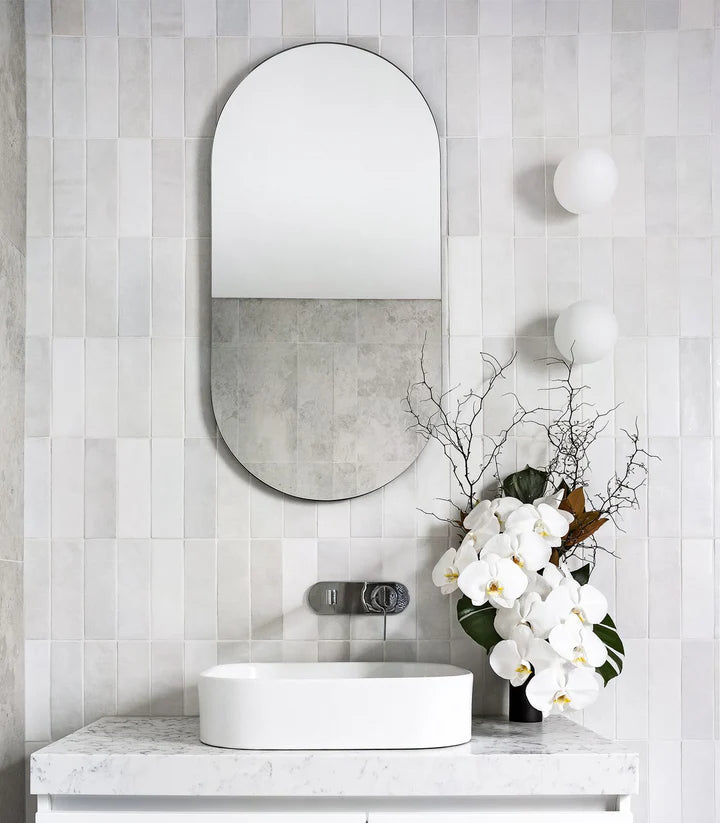 Orb Mirror Wall Light Small – Structure Only, Shade Sold Separately