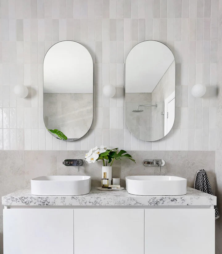 Orb Mirror Wall Light Small – Structure Only, Shade Sold Separately