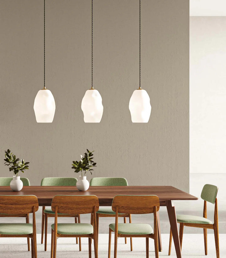 Organic White Pendant Light Large – Elegant Lighting for Any Room
