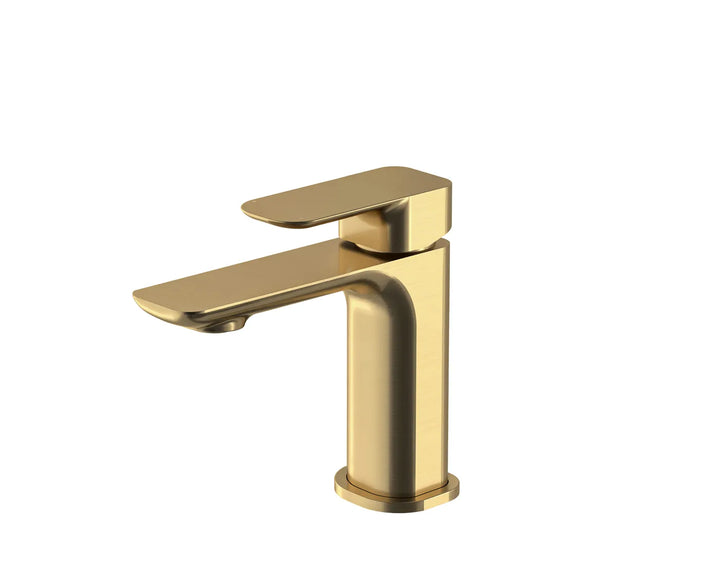 Oskar Basin Mixer Brushed Gold | Premium Bathroom Mixer Tap