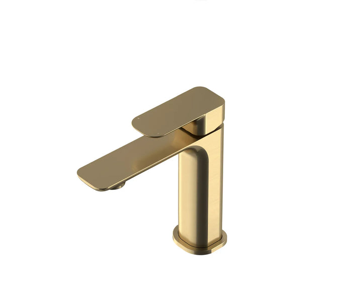 Oskar Basin Mixer Brushed Gold | Premium Bathroom Mixer Tap