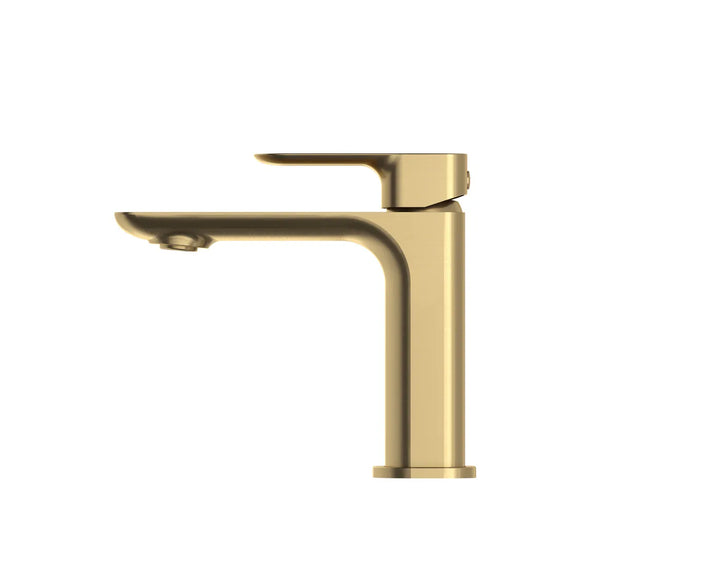 Oskar Basin Mixer Brushed Gold | Premium Bathroom Mixer Tap