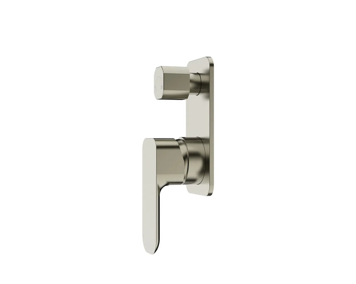 Oskar Shower Mixer with Diverter – Brushed Nickel | Sleek & Durable