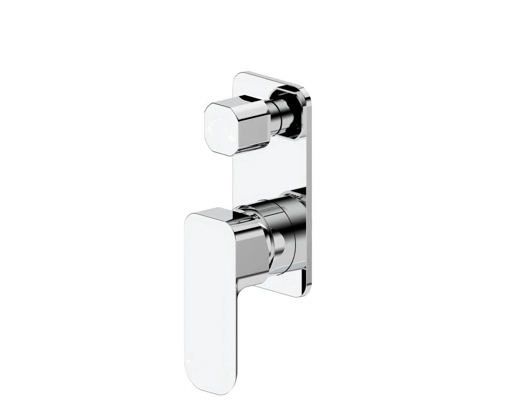 Oskar Shower Mixer with Diverter – Chrome | Durable & Stylish