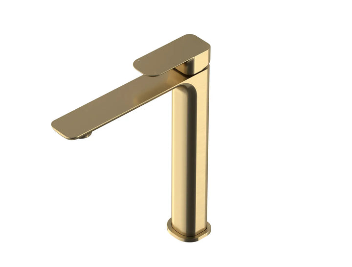 Oskar Tall Basin Mixer Brushed Gold | Stylish & Efficient