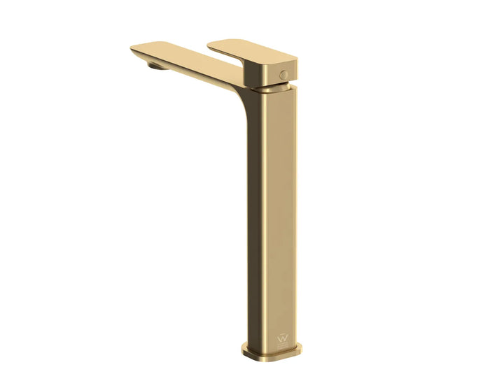 Oskar Tall Basin Mixer Brushed Gold | Stylish & Efficient
