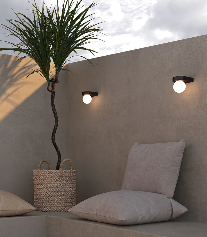 Outdoor Wall Light – Brass with Old Bronze Finish, Structure Only