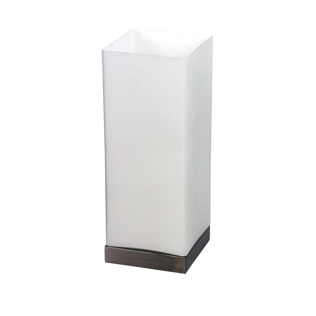 PARO Touch Lamp | Opal Matt Glass & Brushed Chrome Base