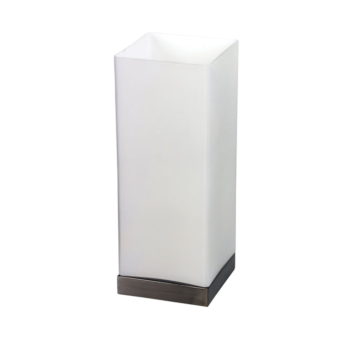 PARO Touch Lamp | Opal Matt Glass & Brushed Chrome Base