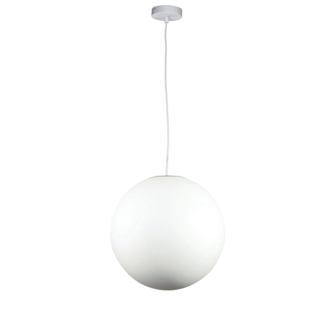 PHASE 30 White Acrylic Sphere Pendant