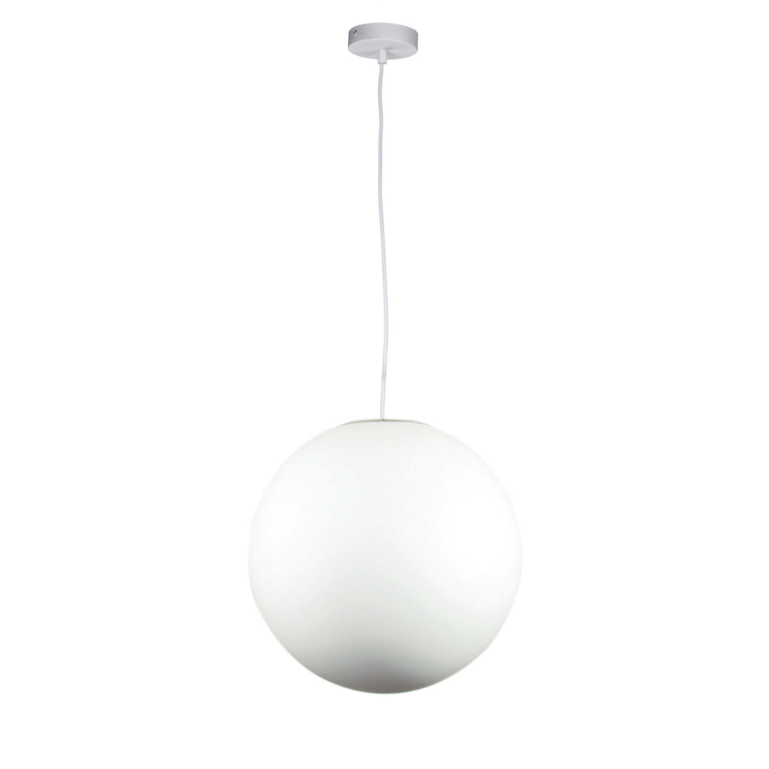 PHASE 40 White Acrylic Sphere Pendant