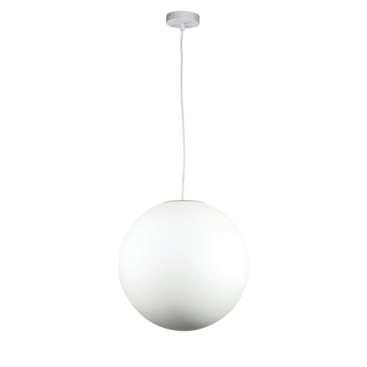 PHASE 40 White Acrylic Sphere Pendant