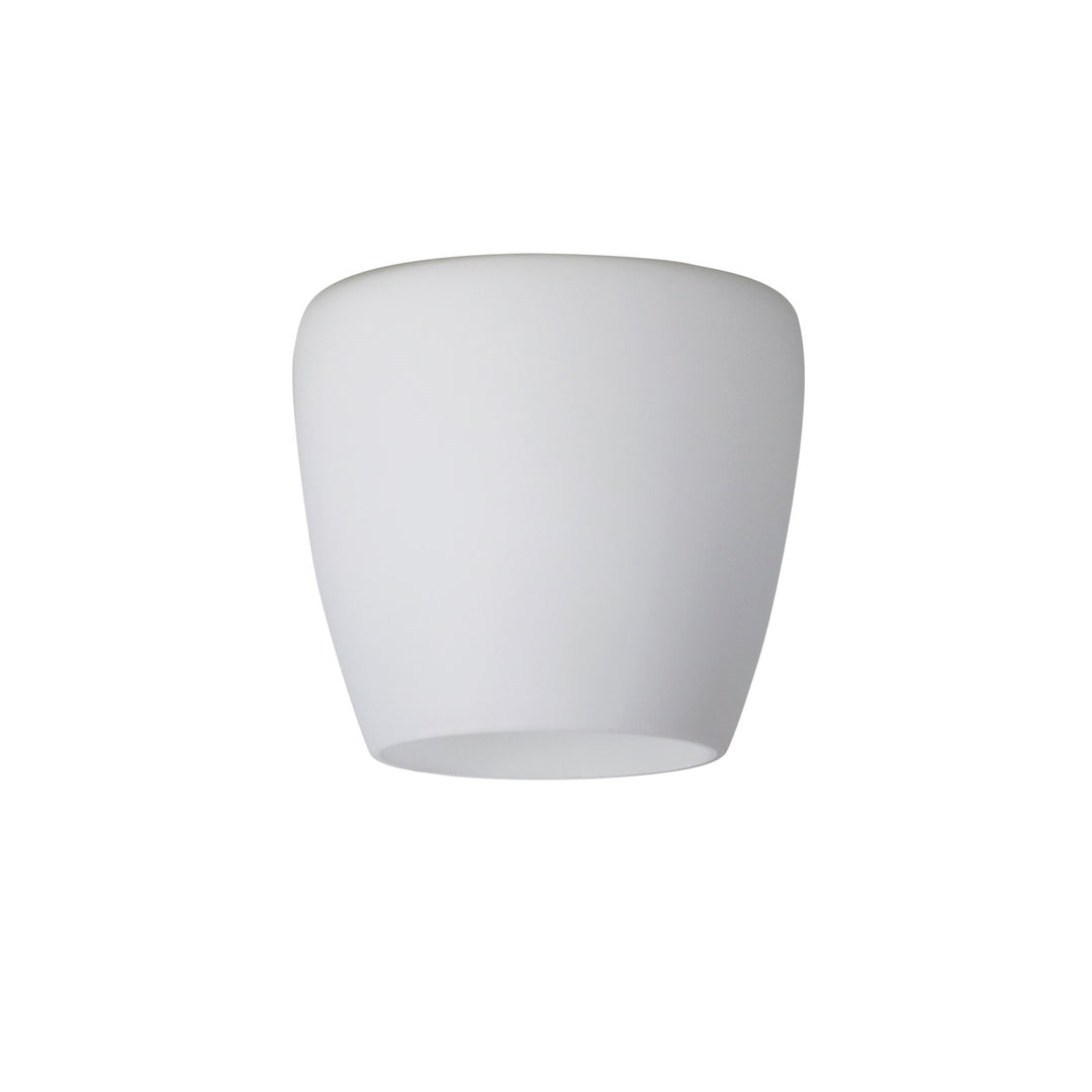 PHIL SMALL DIY 16cm Opal Matt Glass Shade | Compact DIY Lighting Solution
