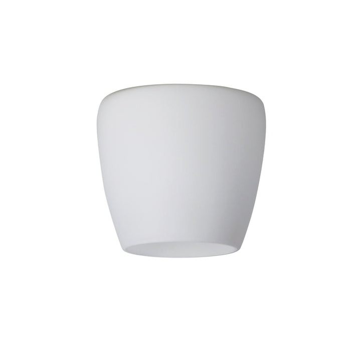 PHIL SMALL DIY 16cm Opal Matt Glass Shade | Compact DIY Lighting Solution