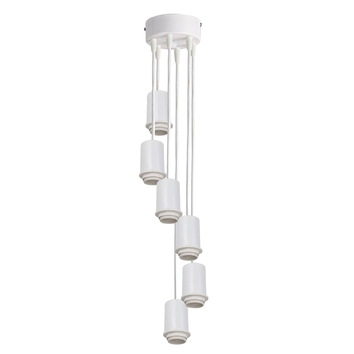 POP 6-Light White Multi Drop Suspension