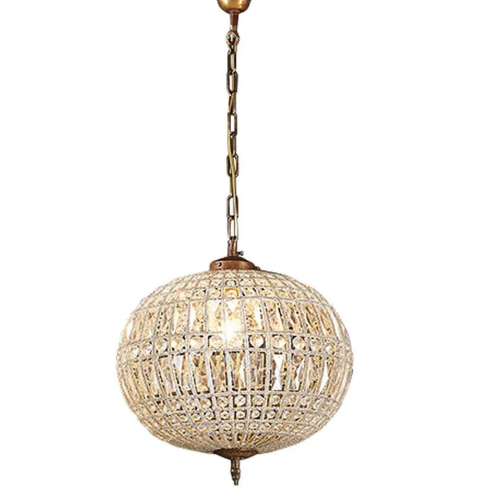 Palermo Chandelier Available in Different Sizes 1x40w E27 in Antique Brass