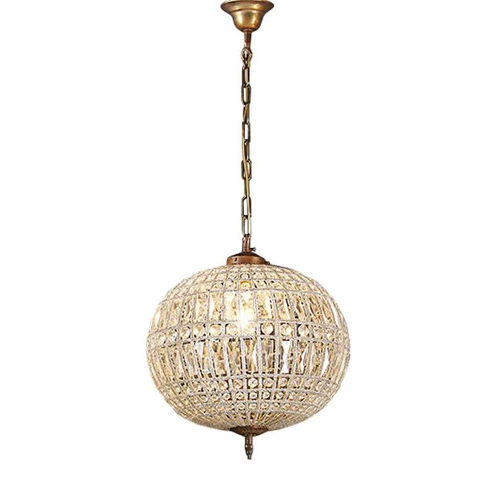 Palermo Chandelier Available in Different Sizes 1x40w E27 in Antique Brass