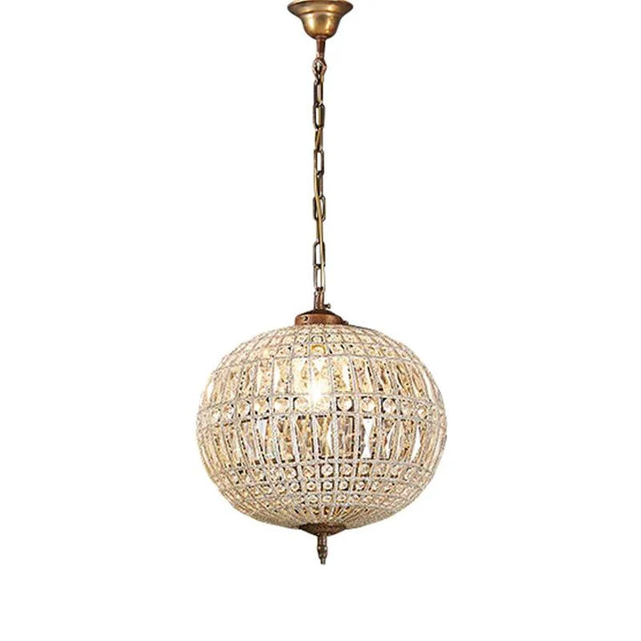 Palermo Chandelier Available in Different Sizes 1x40w E27 in Antique Brass