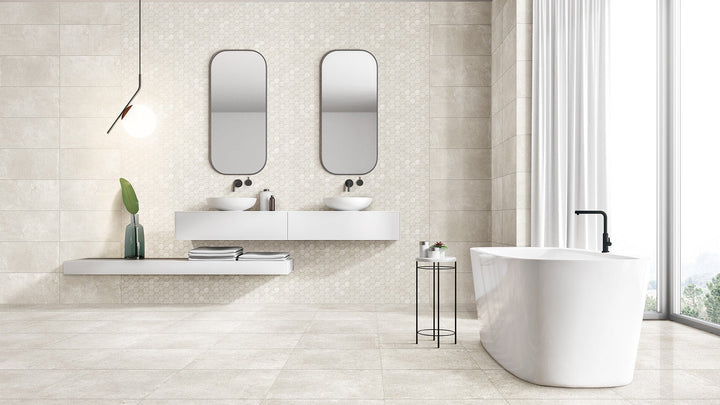 Paradigm Unrectified Matt White 300x300mm Porcelain Tile | Classic and Durable Tile for Modern Interiors