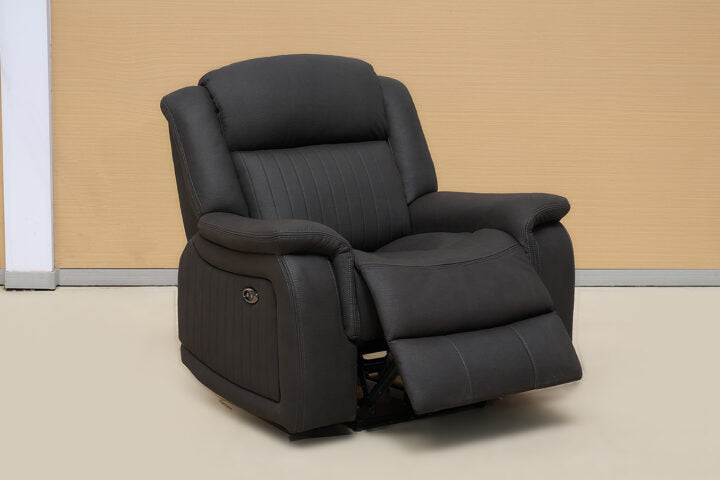 Paragon Power Motion Recliner Black Technology Fabric