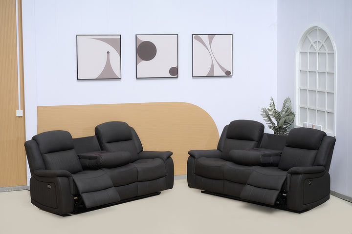 Paragon Power Motion 2 Seater Recliner - Black