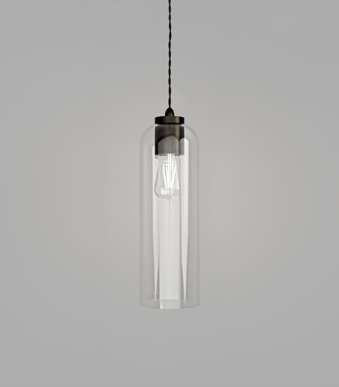 Parlour Elong Clear Glass Shade – Elegant Design, Glass Shade Only