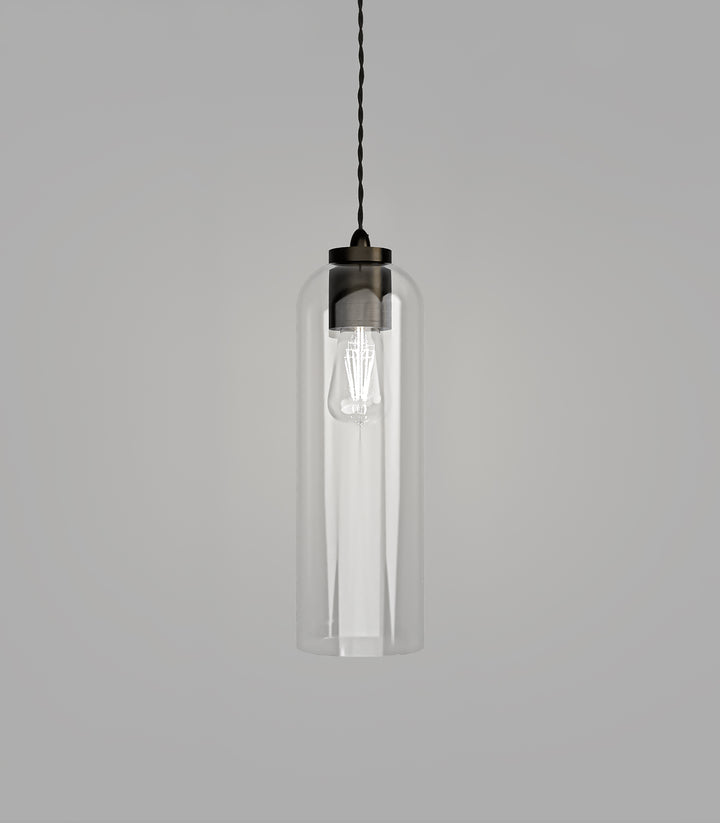 Parlour Elong Clear Glass Shade – Elegant Design, Glass Shade Only