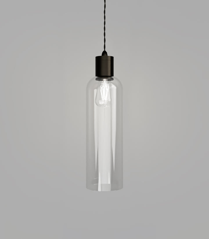 Parlour Elong Clear Glass Shade – Elegant Design, Glass Shade Only