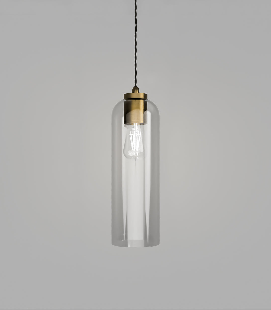 Parlour Elong Clear Glass Shade – Elegant Design, Glass Shade Only