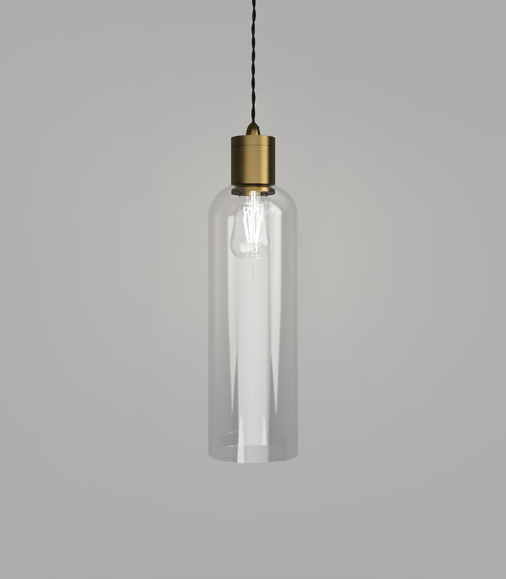 Parlour Elong Clear Glass Shade – Elegant Design, Glass Shade Only
