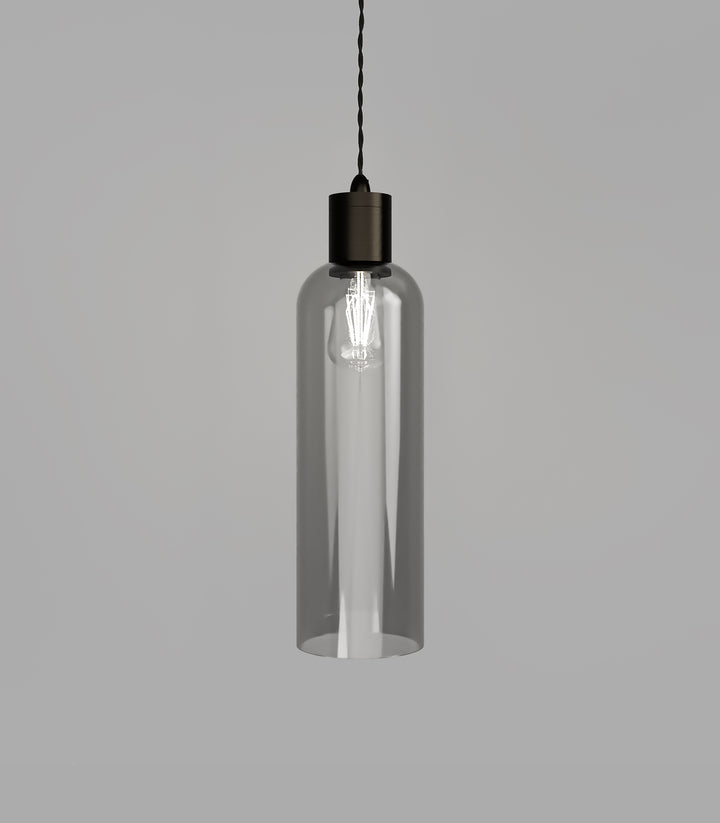 Parlour Elong Smoked Glass Shade – Stylish Design, Glass Shade Only