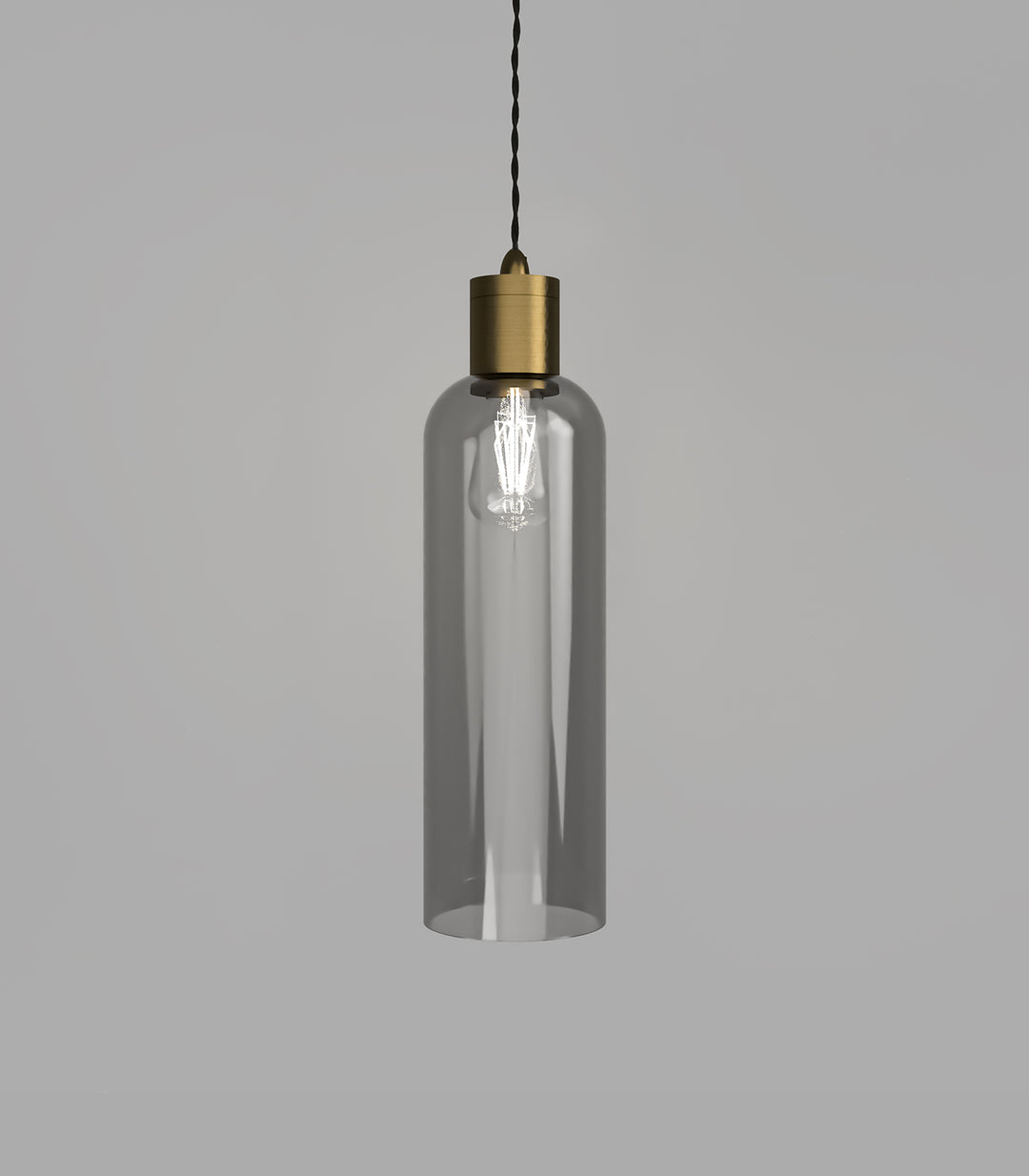 Parlour Elong Smoked Glass Shade – Stylish Design, Glass Shade Only