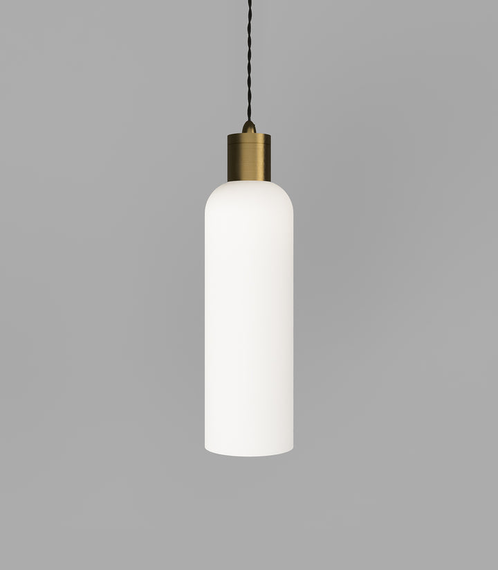 Parlour Elong White Glass Shade – Elegant Design, Glass Shade Only