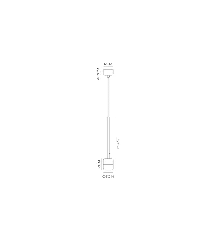 Parlour Lite 1 LT Suspension Black & White – Stylish Suspension Only