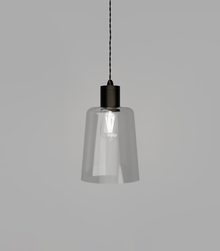 Parlour Round Obscured Glass Shade – Elegant Glass Shade Only