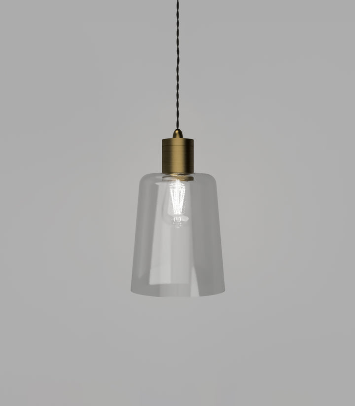 Parlour Round Obscured Glass Shade – Elegant Glass Shade Only