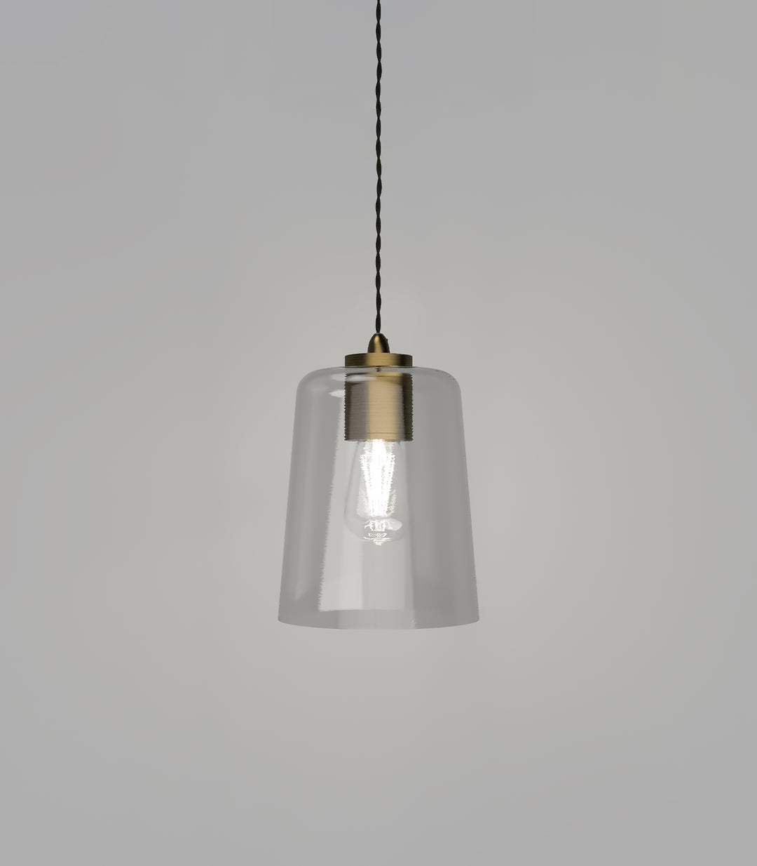 Parlour Round Obscured Glass Shade – Elegant Glass Shade Only