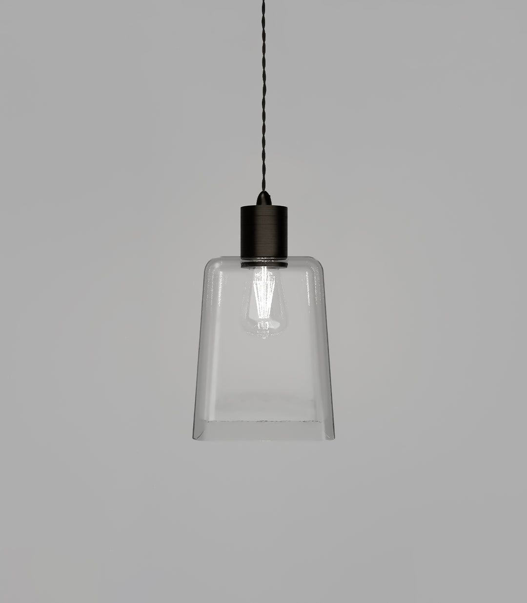 Parlour Square Obscured Glass Shade – End of Range, Glass Shade Only